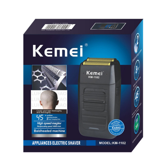 KEMEI KM-1102 Electric Foil Shaver with Strong Power